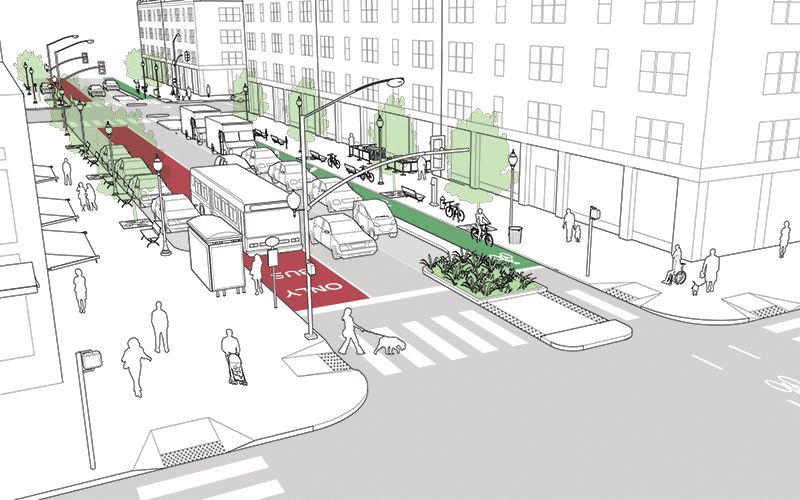 Downtown 1-Way Street | National Association of City Transportation ...