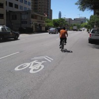 Evaluation of Shared Lane Markings on Guadalupe Street, Austin, TX