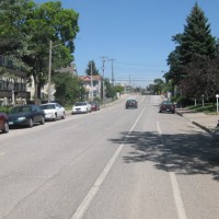 Bike Lane and Sharrows on 27th Avenue SE, Minneapolis, MN