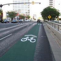 Green Shared Lane, 200 South Street, Salt Lake City, UT