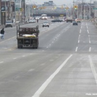 Michigan Avenue Bike Lanes, Detroit, MI