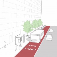 Dedicated Curbside/Offset Bus Lanes