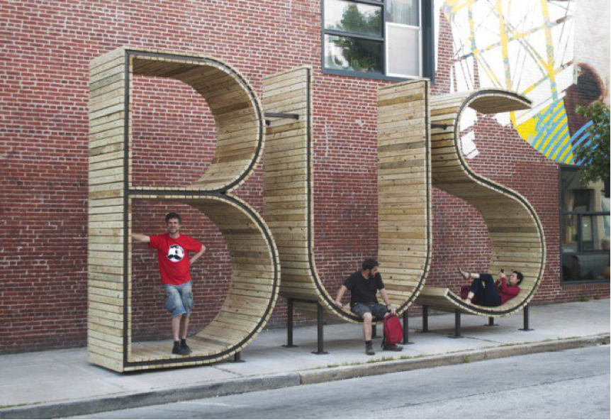 Shelter as interactive public art, Baltimore (credit: Caitlin Doolin)