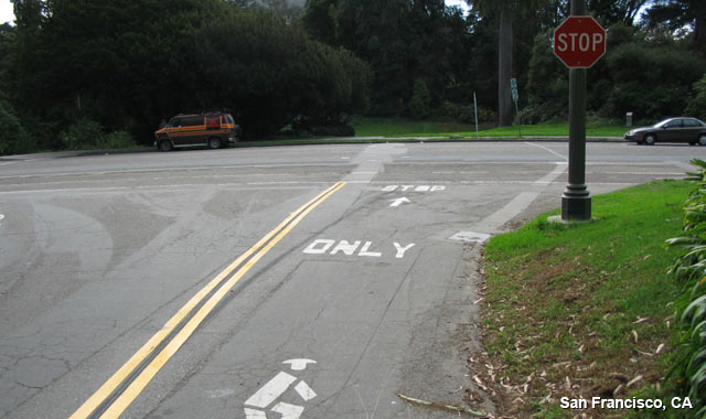 Contra-Flow Bike Lane - San Francisco, CA